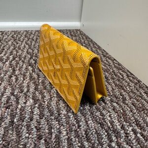 Yellow Patterned Women's Clutch